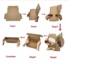 1000 X DL Size 220 x 110 x 20 mm Large Letter PIP Boxes