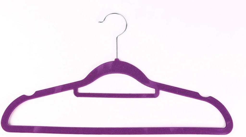 10 PK Velvet Hangers Set Packed