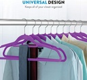 10 PK Velvet Hangers Set Packed