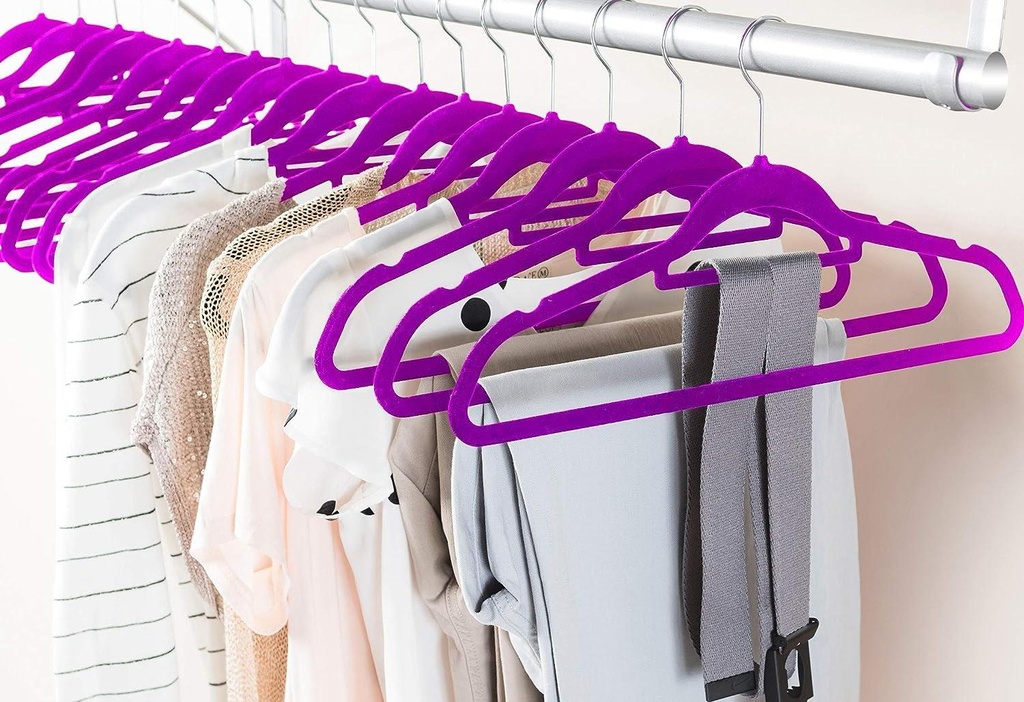 10 PK Velvet Hangers Set Packed