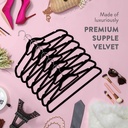 10 PK Velvet Hangers Set Packed