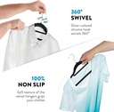 10 PK Velvet Hangers Set Packed