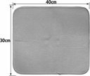 1 X Dish Drying Microfiber Mat 30cm x 40cm