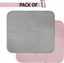 1 X Dish Drying Microfiber Mat 30cm x 40cm