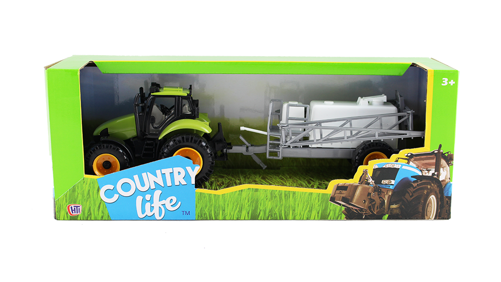 1 X TRACTOR & TRAILER Country Life 3 assorted