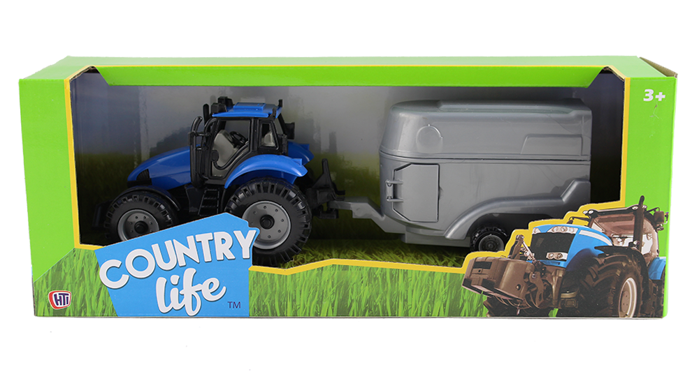 1 X TRACTOR & TRAILER Country Life 3 assorted