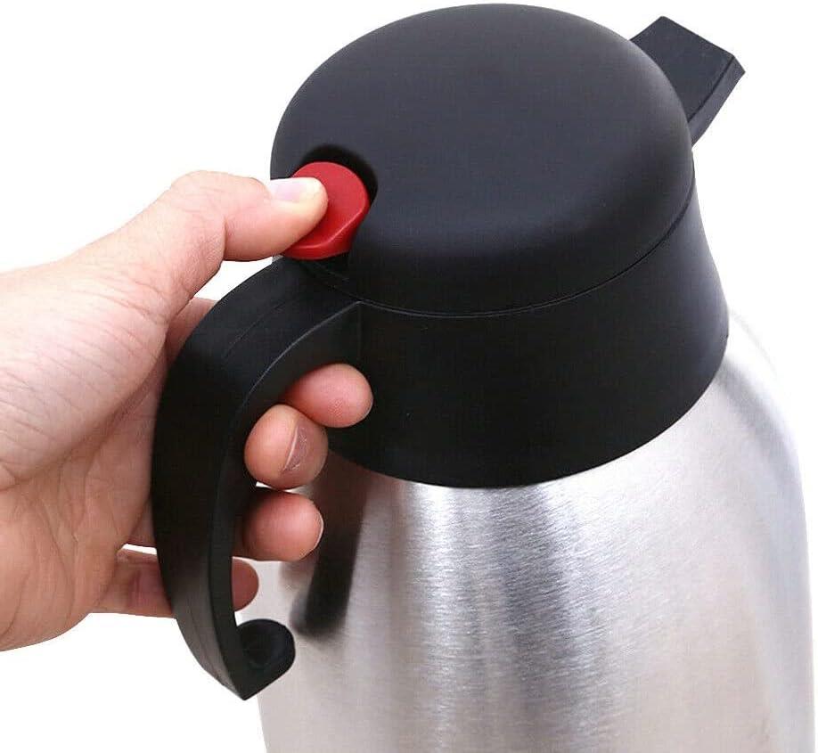 1.5L Stainless Steel Double Wall Jug Vacuum Thermos Flask Teapot Coffee