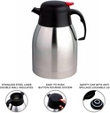1.5L Stainless Steel Double Wall Jug Vacuum Thermos Flask Teapot Coffee