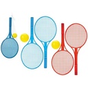 1 X Deluxe Tennis Set With Soft Ball - 3 ASSORTED -