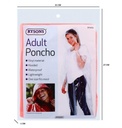 1 X RANDOM COLOUR ADULT PONCHO