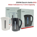 1.7 Litre Kettle Immersed Cordless Dual Water Indicator - 2kw White