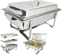 1 Compartment Chafing Dish Single Plate Buffet Set