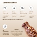 1 Liter Copper Water Bottle - Diamond