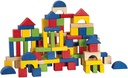 100pcs Blocks in a Bucket Shape Sorting