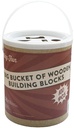 100pcs Blocks in a Bucket Shape Sorting