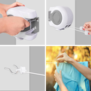 12 Meter Retractable Washing Line Airer Wall Mount Reel Clothes Dryer Rope