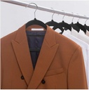 10PK Velvet Coat Hangers BLACK