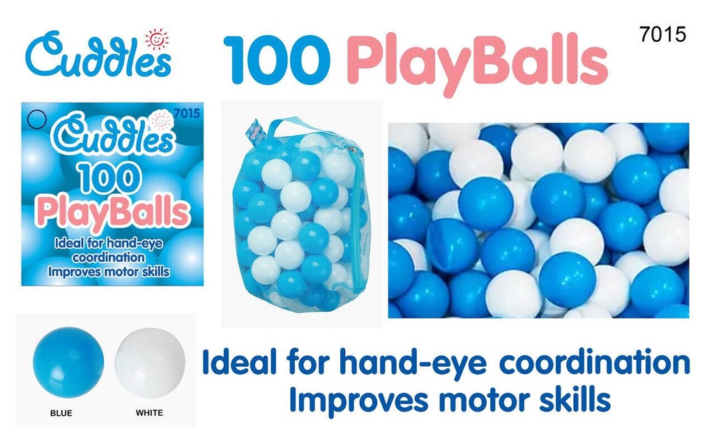 100 BALLS BLU