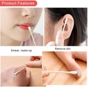 1000 PK BAMBOO COTTON BUDS