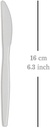 100pc Deluxe Plastic Knives