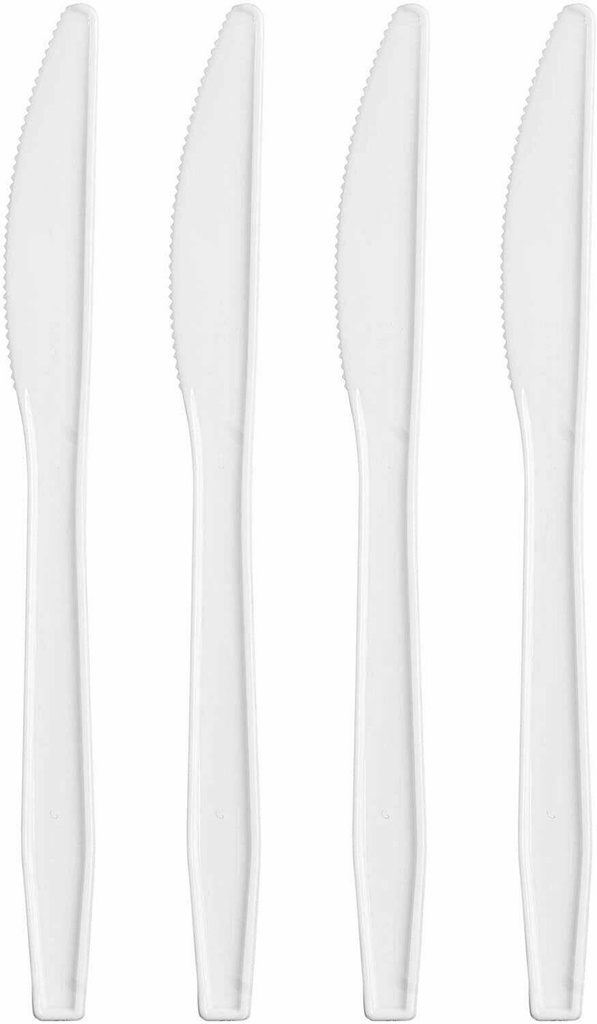 100pc Deluxe Plastic Knives