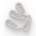100pc CURTAIN HOOKS FOR RING.