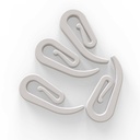100pc CURTAIN HOOKS FOR RING.