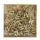 104pcs 13mm x 10mm - 1 X White, Black or Natural
