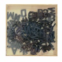 104pcs 13mm x 10mm - 1 X White, Black or Natural