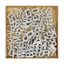 104pcs 13mm x 10mm - 1 X White, Black or Natural