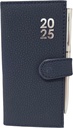 2025 Week To View Premium Padded Slim Pocket Diary Stud Close Diary With Pen