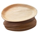 10'' Palm Leaf Plate Plates 10x6 Inch Oval - 10 pcs