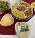 10 pcs  7'' Palm Leaf Plate heart shape - 10 pcs