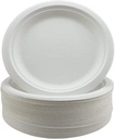 10'' Biodegradable bagasse Plates