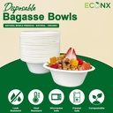 100 X 6oz 180ml Bowl  Bagasse