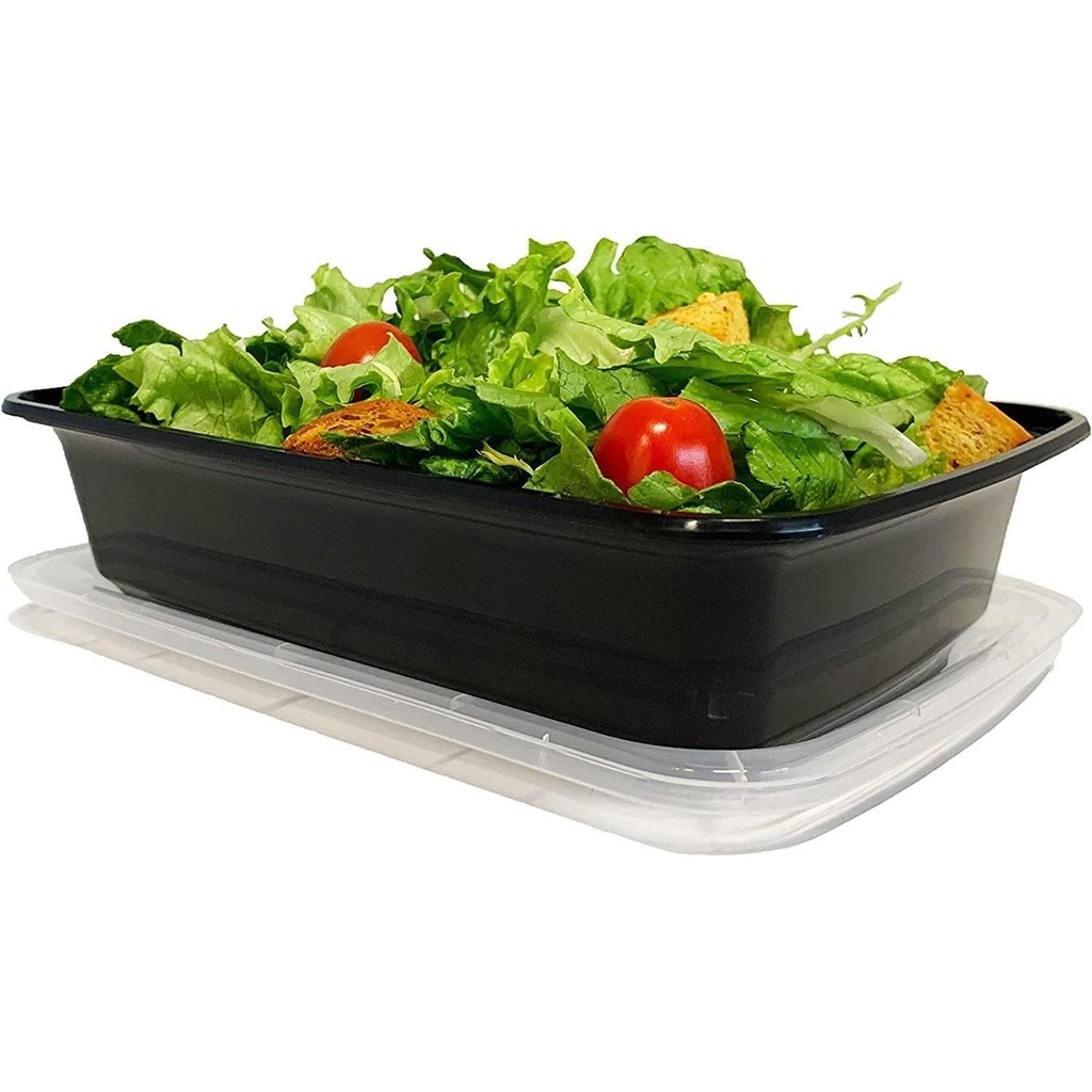 1 Compartment Meal Prep Containers 38oz Pack of 30