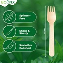 100 PCS Wooden fork