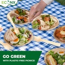 100 PCS Wooden fork