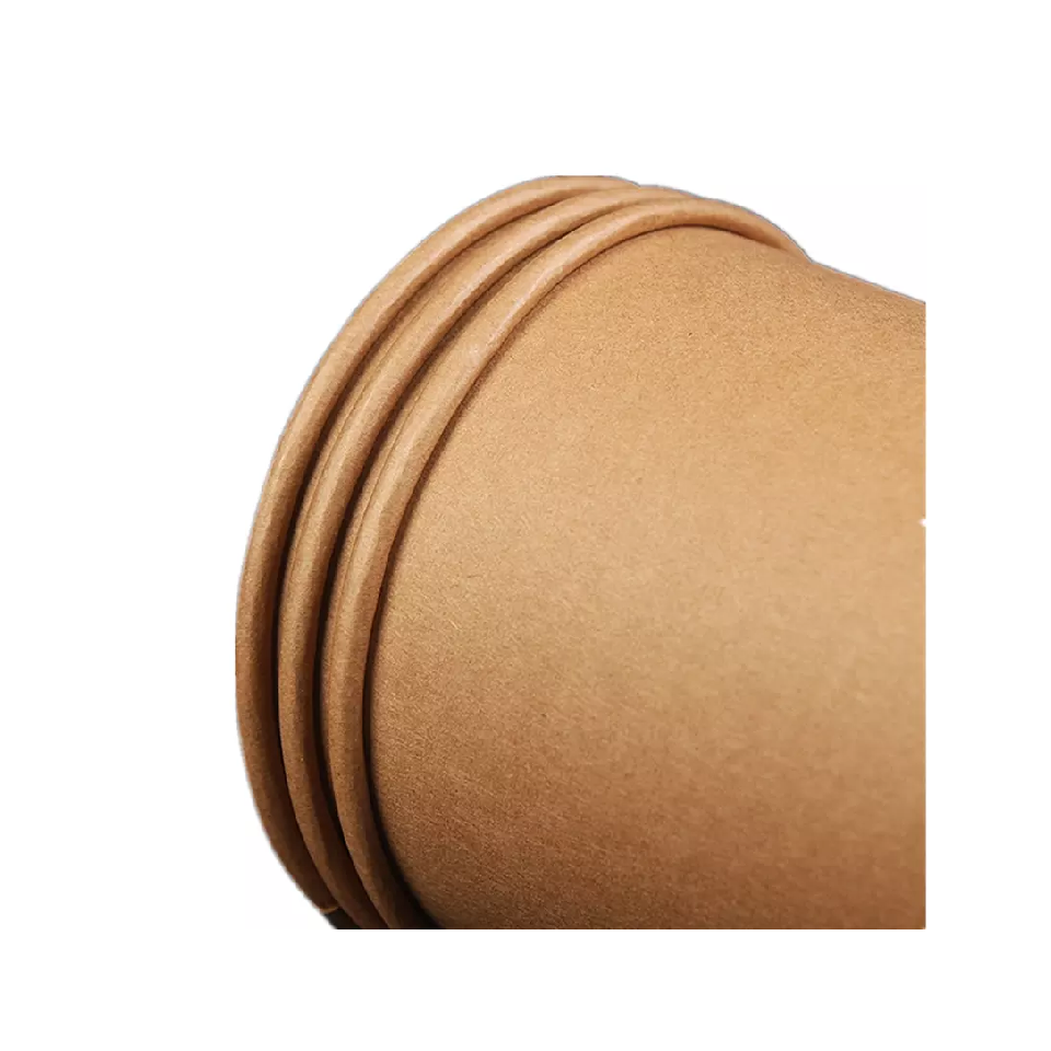 1000 pcs 12oz Paper Hot Cups Disposable Brown Paper Coffee/Cold Drinks Cups