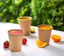 100 pcs 8oz Paper Hot Cups Disposable