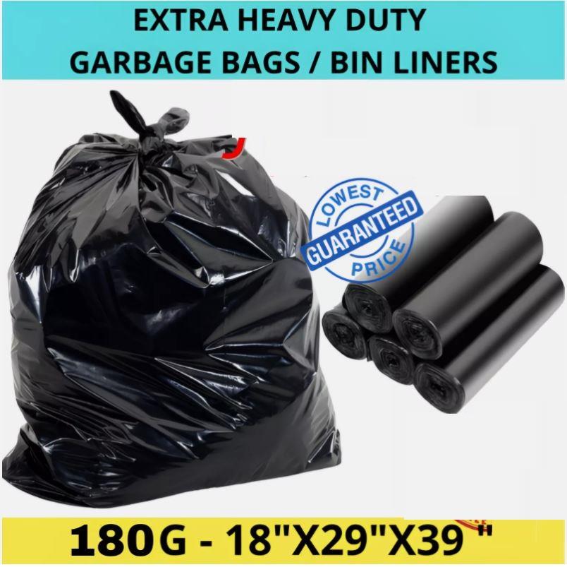 100 X 85L Heavy Duty Bin Bag Liners Refuse Sacks - Large Super Strong Leak Proof, Tear Resistant - Household, Garden & Commercial