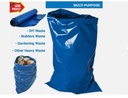 10 X Rolls Of 5 Heavy Duty Blue Rubble Bags