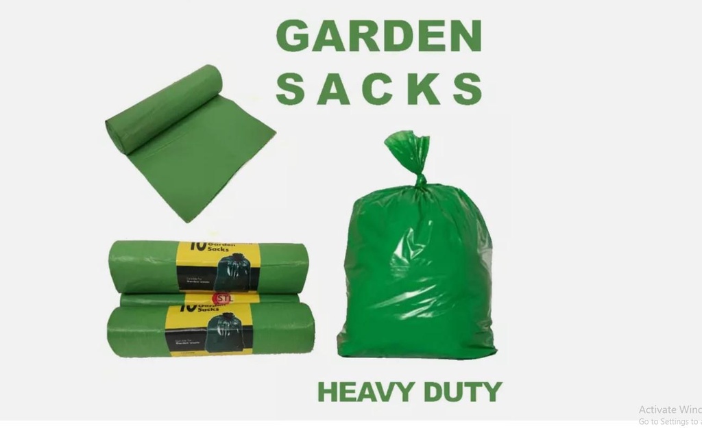 1 X 100L Heavy Duty Blue Bin Bag Liners Roll Of 10