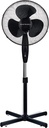 10 X 16 Inch Black 3 Speed Oscillating Pedestal Stand Fan