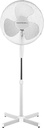 10 x MantraRaj White Pedestal Standing Floor Fan 16 Inch 3 Speed Settings Safety Mesh Grill Oscillating Fan Adjustable Height And Tilting Head Standing Fan Ideal for Home Office Air Cooling Fan (10)