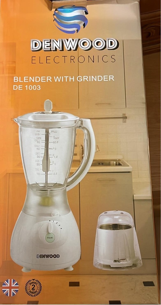 1.5L 2 In 1 Food Jug Blender With Plastic Jar 400W