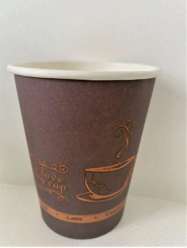 100 X 8Oz Single Wall Paper Coffee Cup