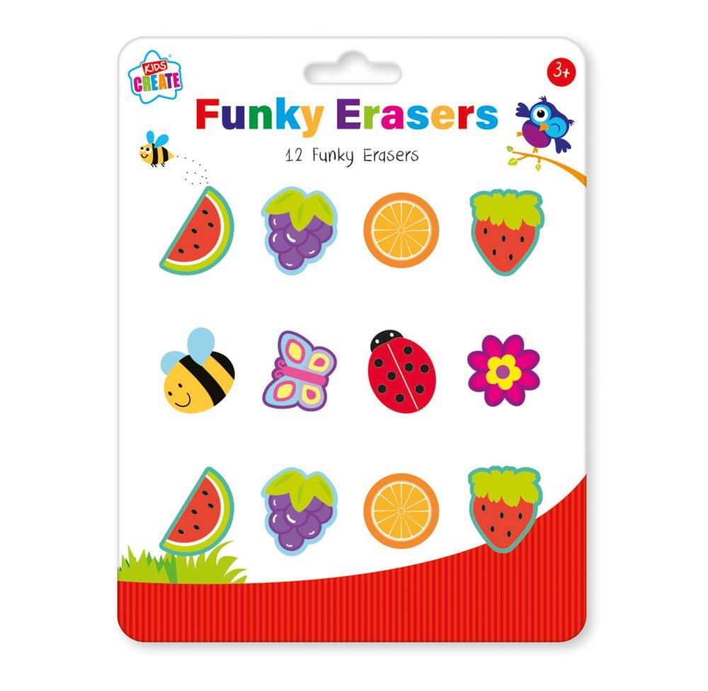 12 FUNKY ERASSER