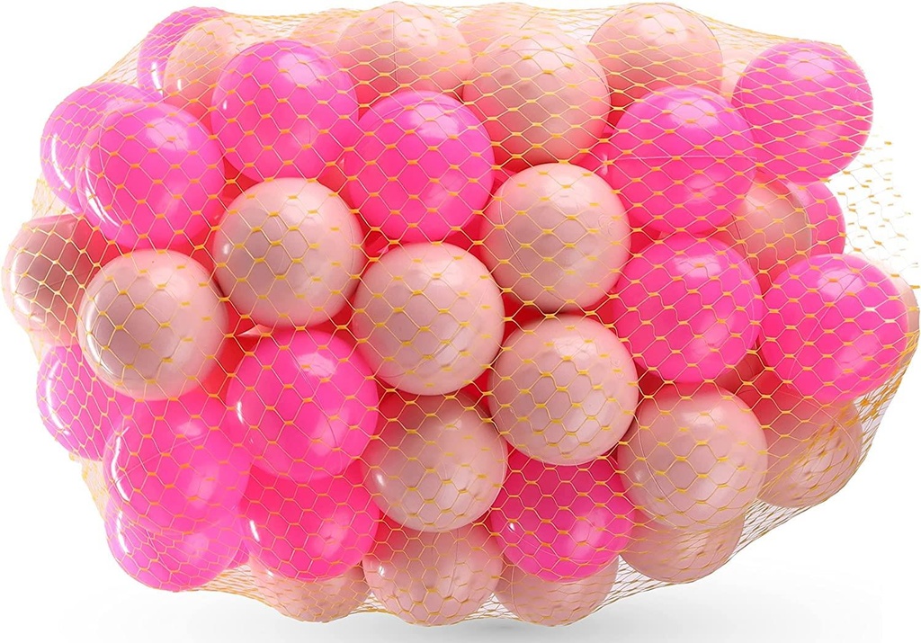 100 pcs of 6 cm Coloured Balls - PINK
