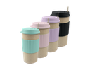 1 x Eco Friendly Travel Mug Reusable Coffee Cups with Lid - 450 mL